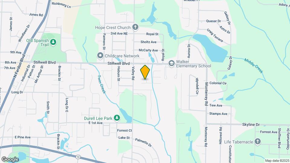 123 Trailwood Ln Mapa y Detalles de la Ubicación