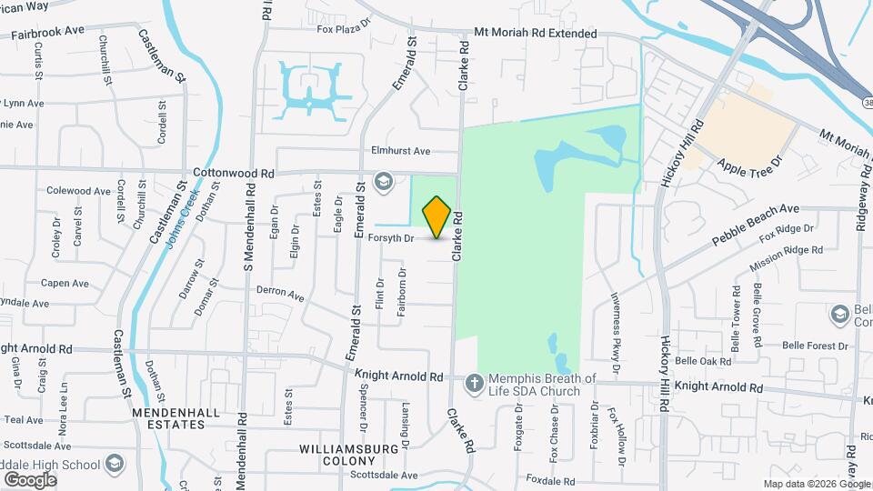 5597 Forsyth Dr Map and Location Details