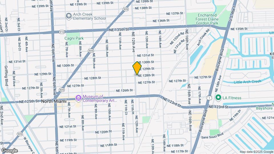 1200 NE 128th St Map and Location Details