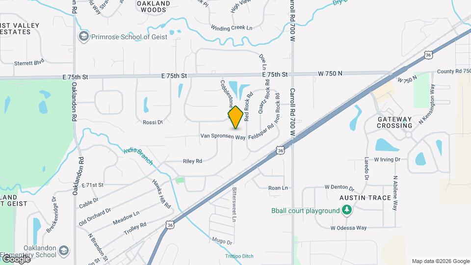 12452 Van Spronsen Way Map and Location Details