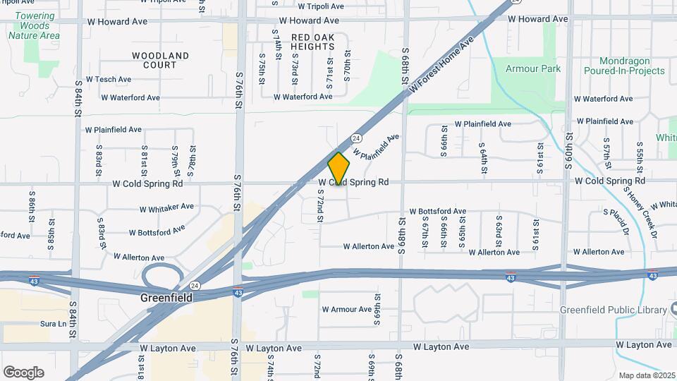 7111 W Cold Spring Rd Map and Location Details