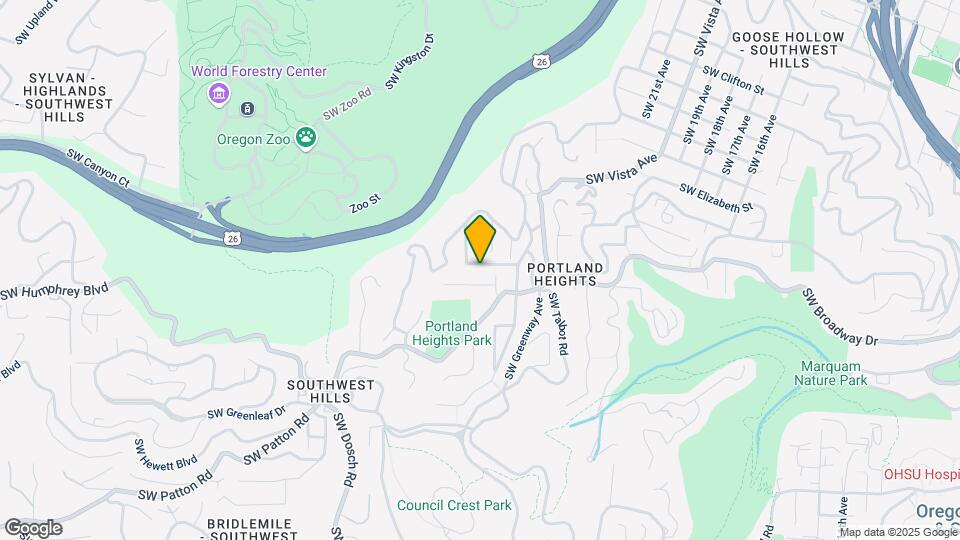 2840 SW Fern St Map and Location Details
