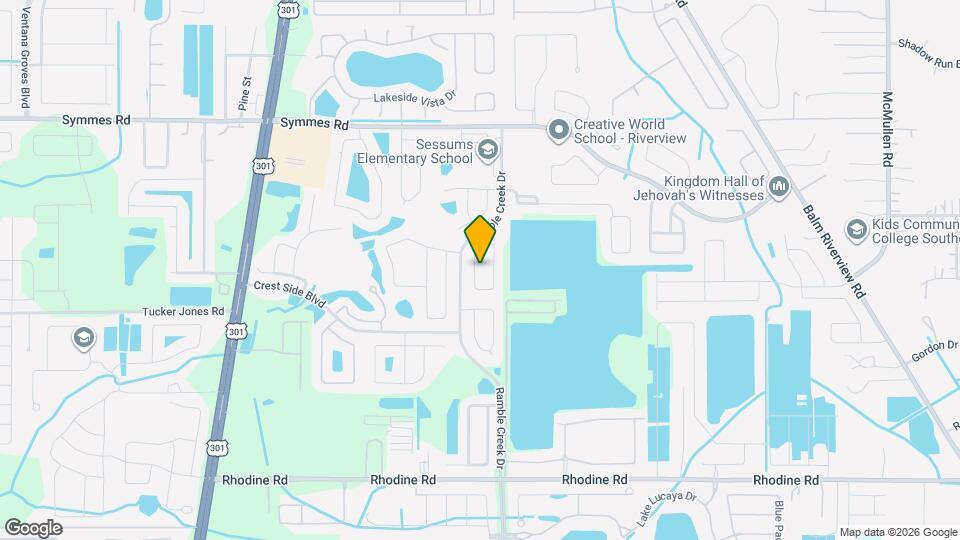 11729 Crest Creek Dr Map and Location Details