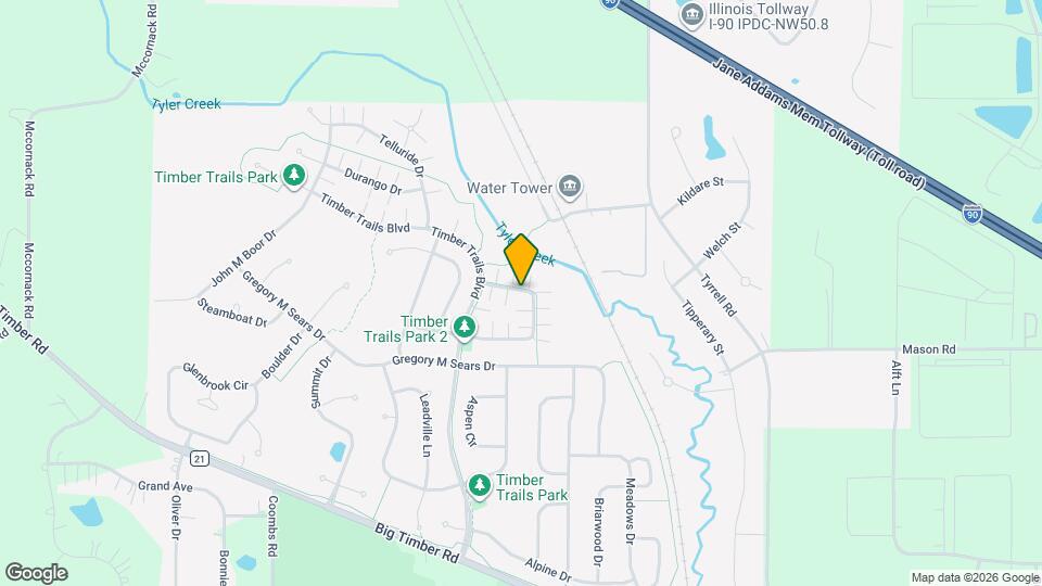 281 Evergreen Cir Map and Location Details