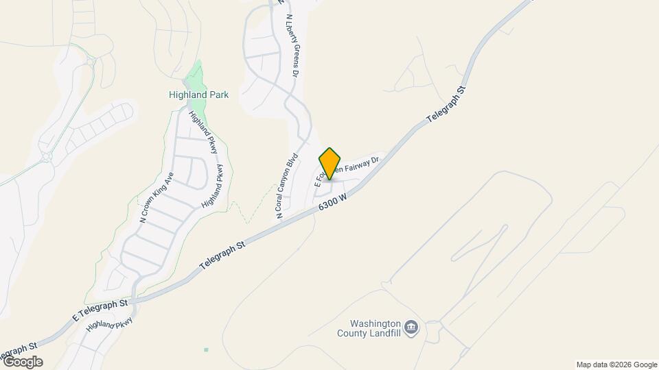 951 N Echo Ln Map and Location Details