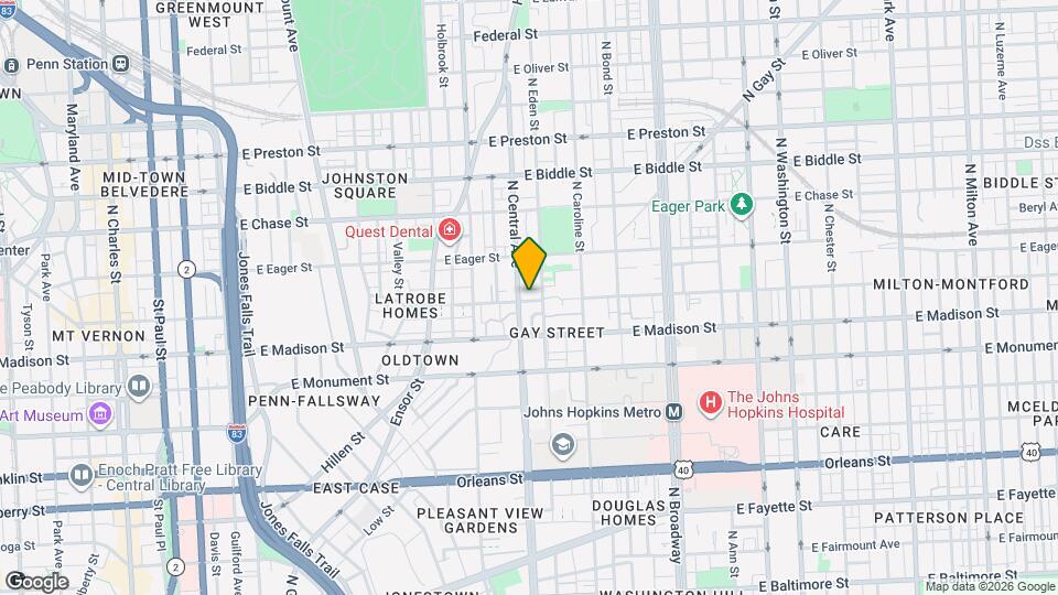 1312 Ashland Ave Map and Location Details