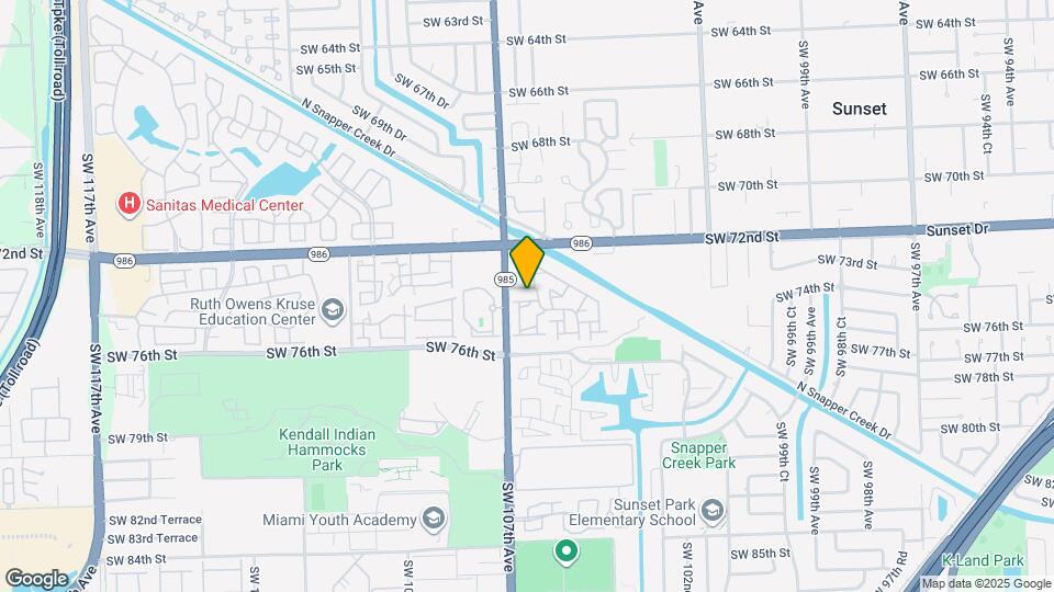 10629 SW 74th Terrace Map and Location Details