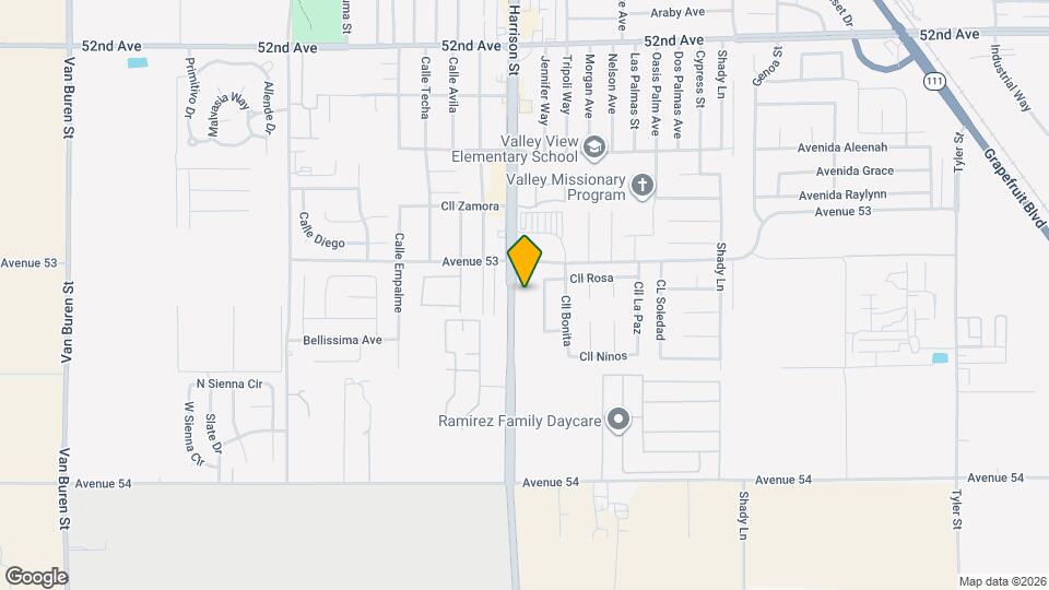 53080 Harrison St Map and Location Details