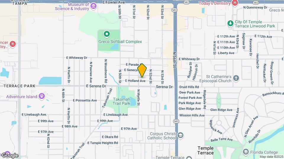 5124 E Holland Ave Map and Location Details