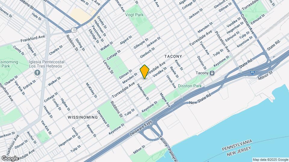6534 Vandike St Map and Location Details