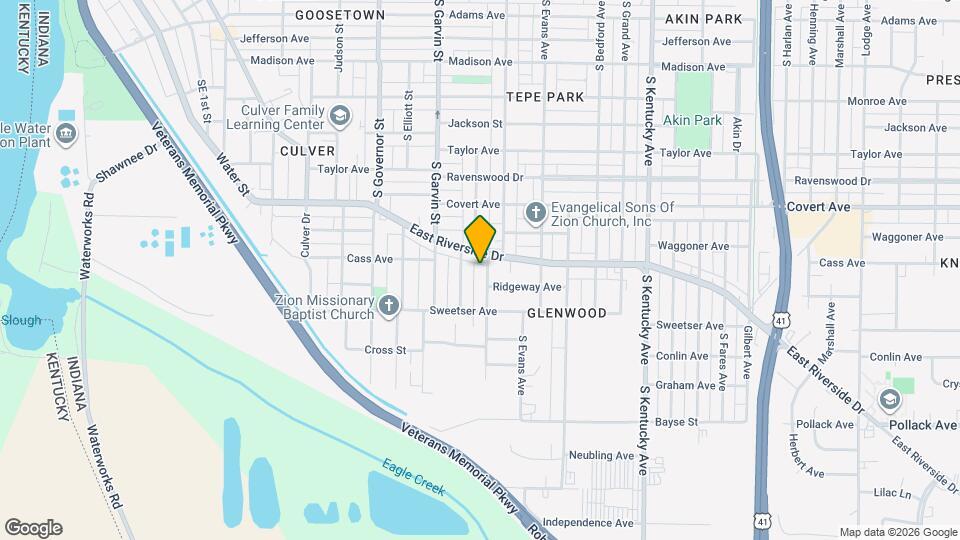 1715 S Linwood Ave Map and Location Details