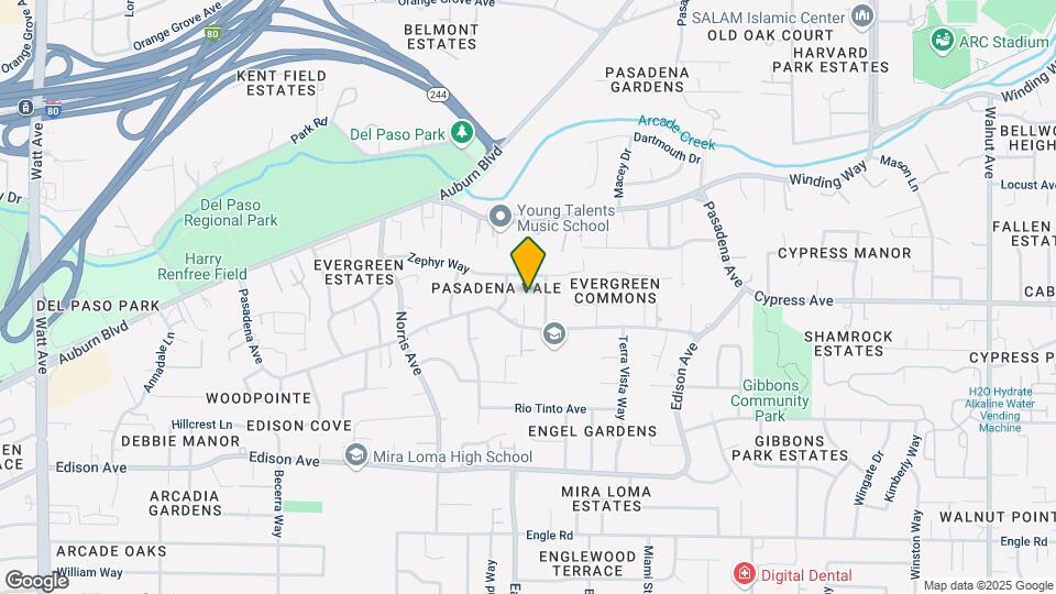 4301-4307 Pasadena Ave Map and Location Details