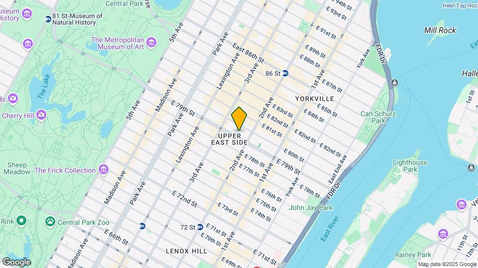 229 E 79th St Map and Location Details