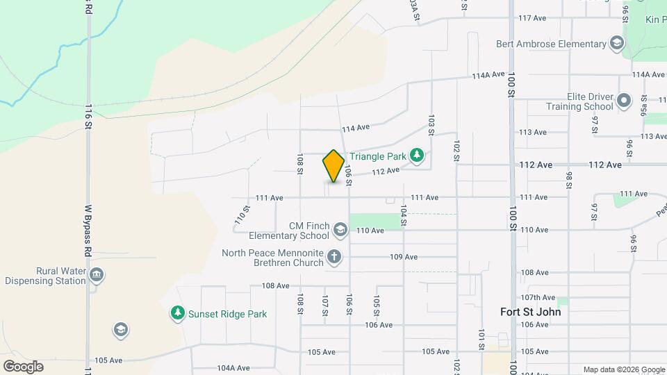 10620 111 Av Map and Location Details