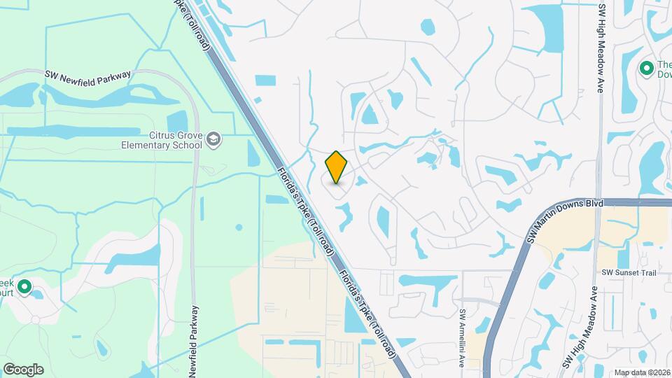 4211 SW Egret Pond Terrace Map and Location Details