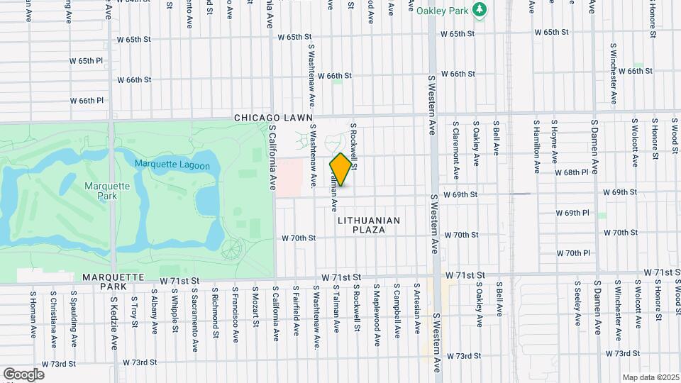 2622 W 69th St Map and Location Details
