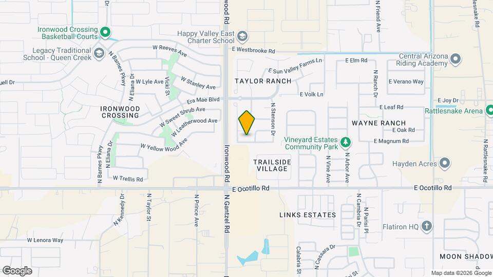 390 E Yellow Wood Ave Mapa y Detalles de la Ubicación