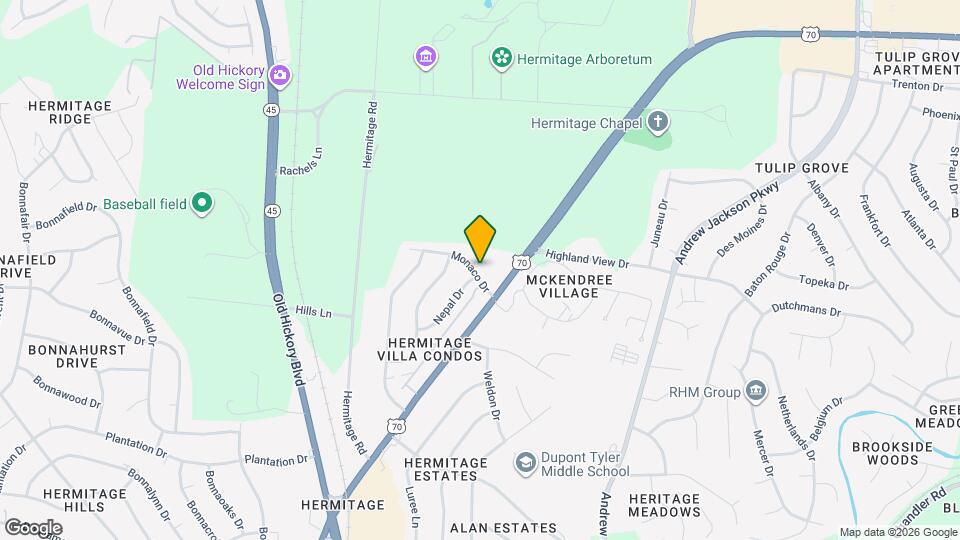 375 Monaco Dr Map and Location Details