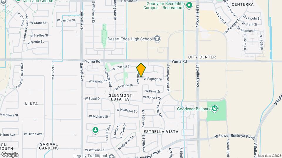 1388 S 159th Ave Map and Location Details