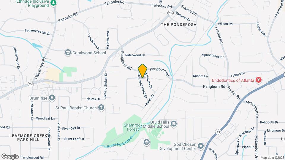 1501 Diamond Head Dr Map and Location Details