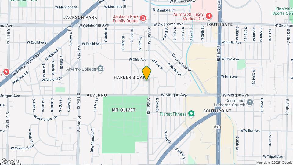 3423 S 35th St Map and Location Details