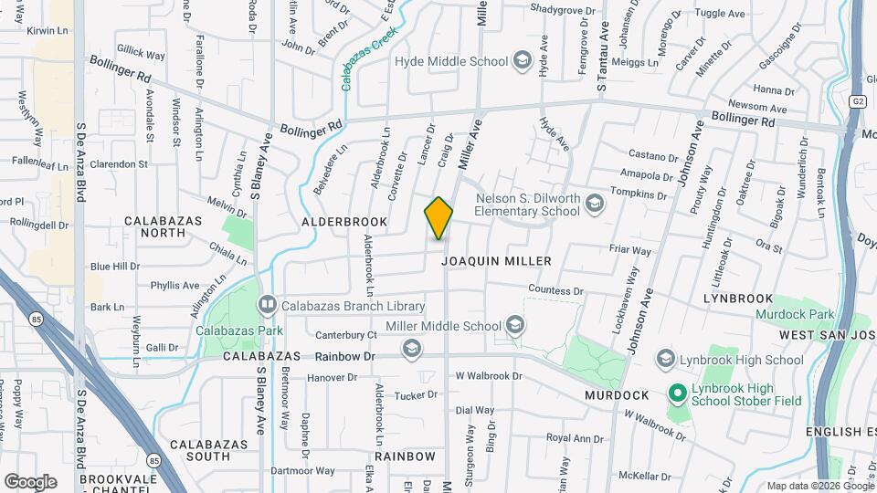 1121 Miller Ave Map and Location Details