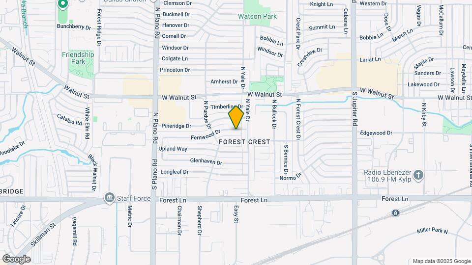 4010 Fernwood Dr Map and Location Details