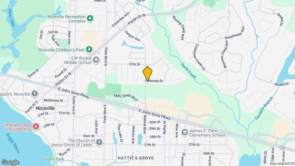 1105 Rhonda Dr Mapa y Detalles de la Ubicación