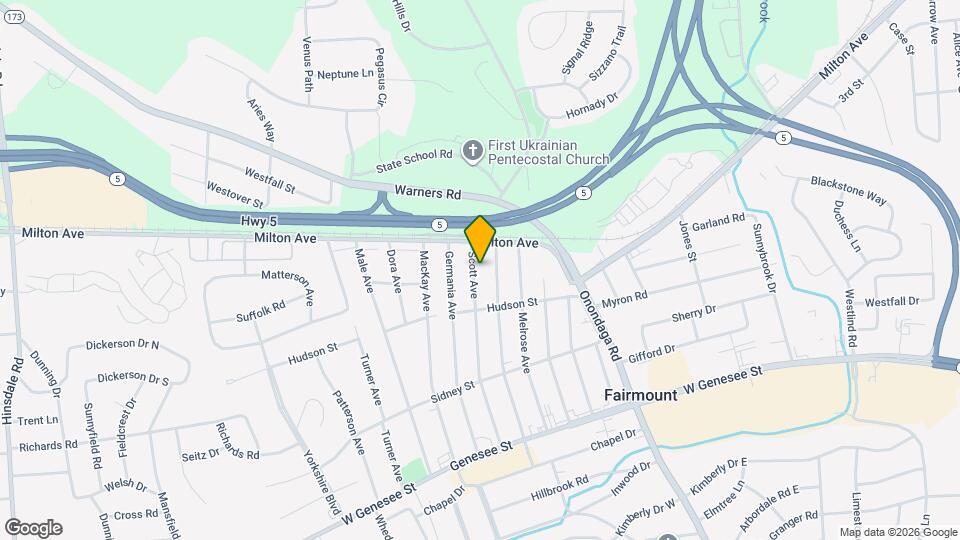 326 Scott Ave Map and Location Details