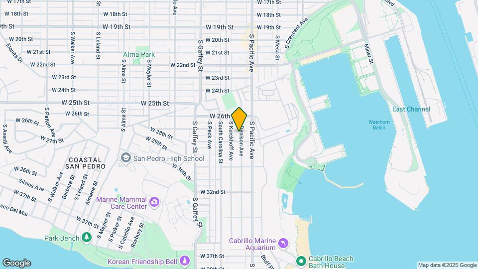 2721 S Denison Ave Mapa y Detalles de la Ubicación