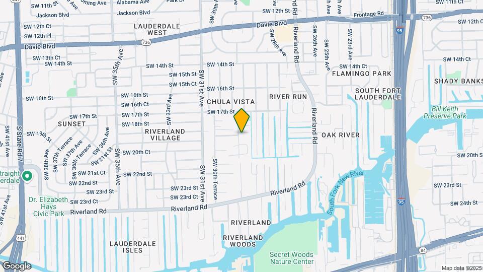 1918 SW 29th Ave-Unit -1A Mapa y Detalles de la Ubicación
