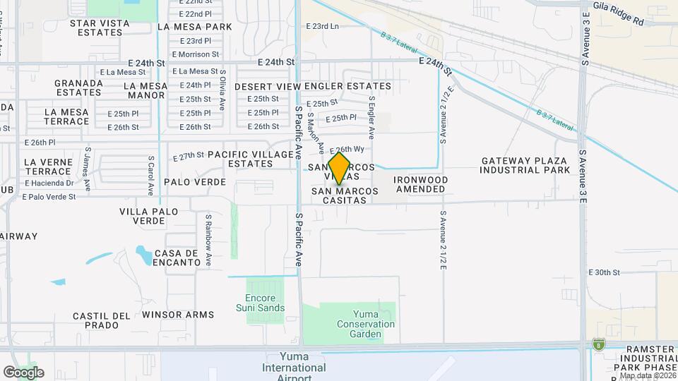 2210 E 27th Ln Map and Location Details