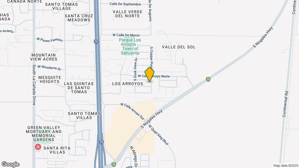640 W Emerald Key Dr Mapa y Detalles de la Ubicación