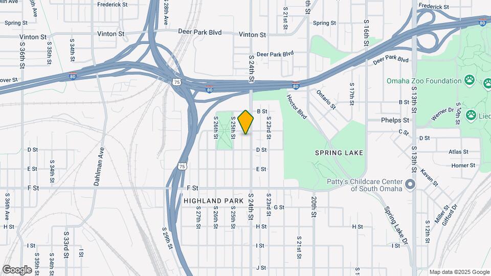3814 S 24th St Map and Location Details