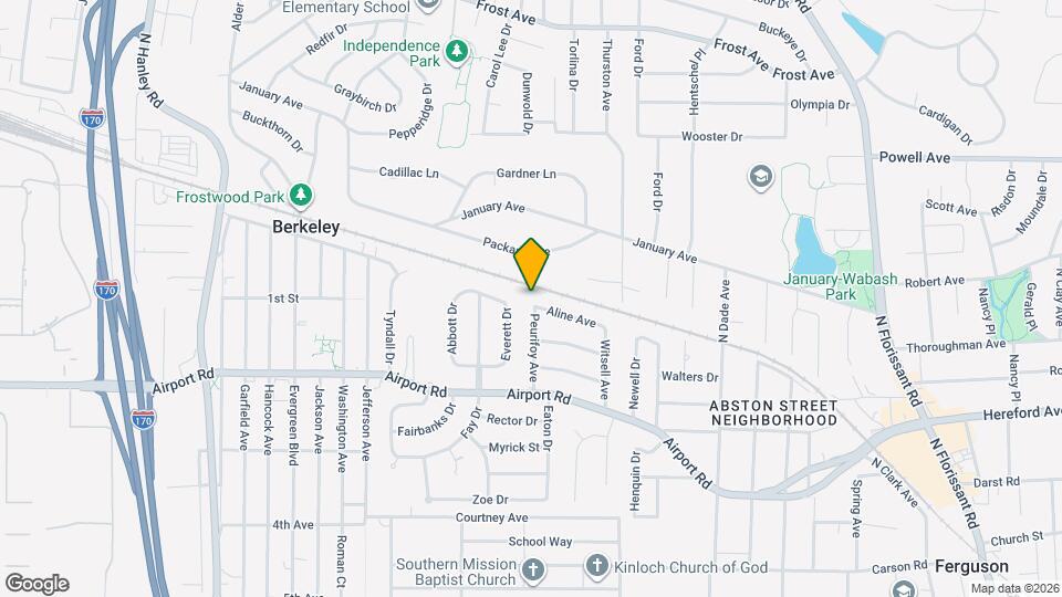 8067 Aline Ave Map and Location Details