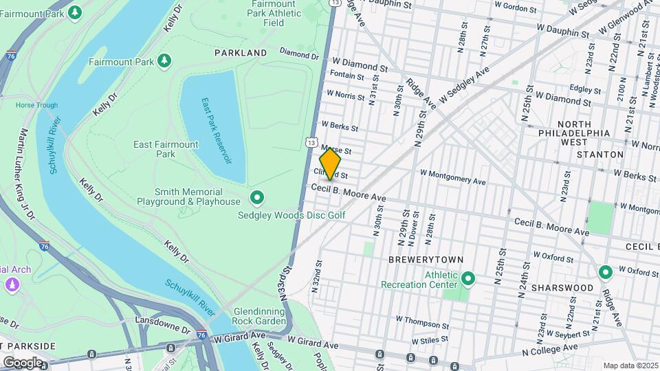 3201 Cecil B Moore Ave, Unit 3rd Floor Map and Location Details