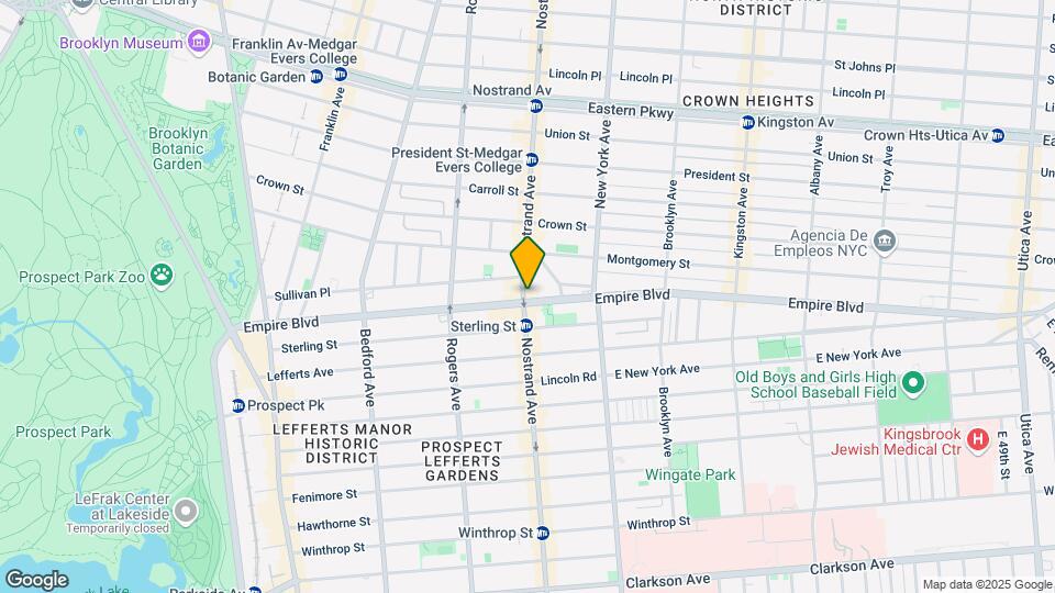 347 Empire Blvd Map and Location Details