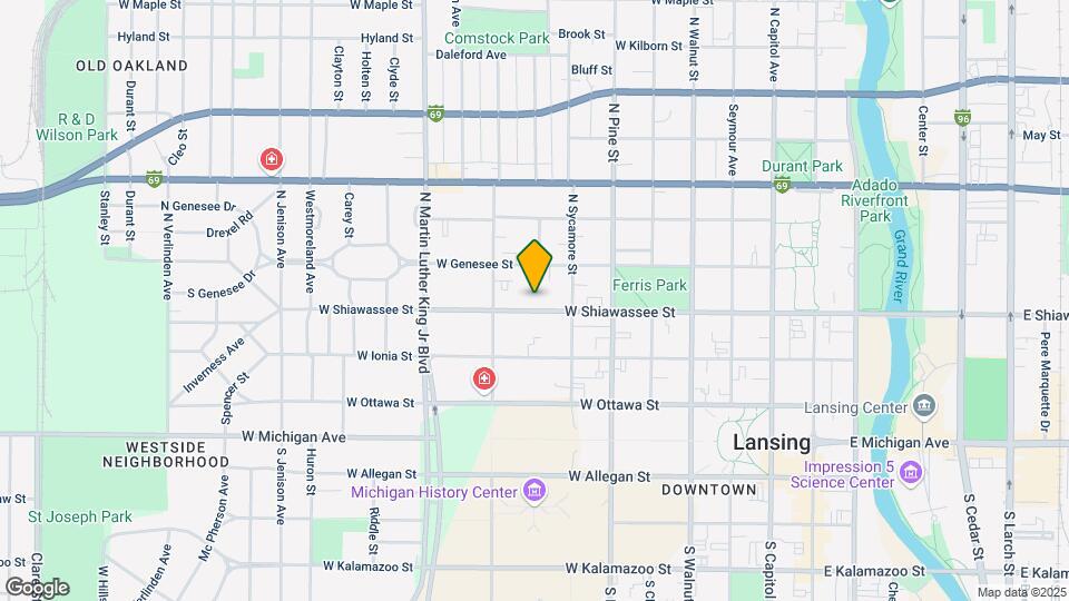 732 W Shiawassee St, Unit 2 Map and Location Details