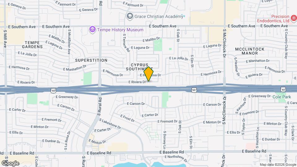 1237 E Riviera Dr Map and Location Details