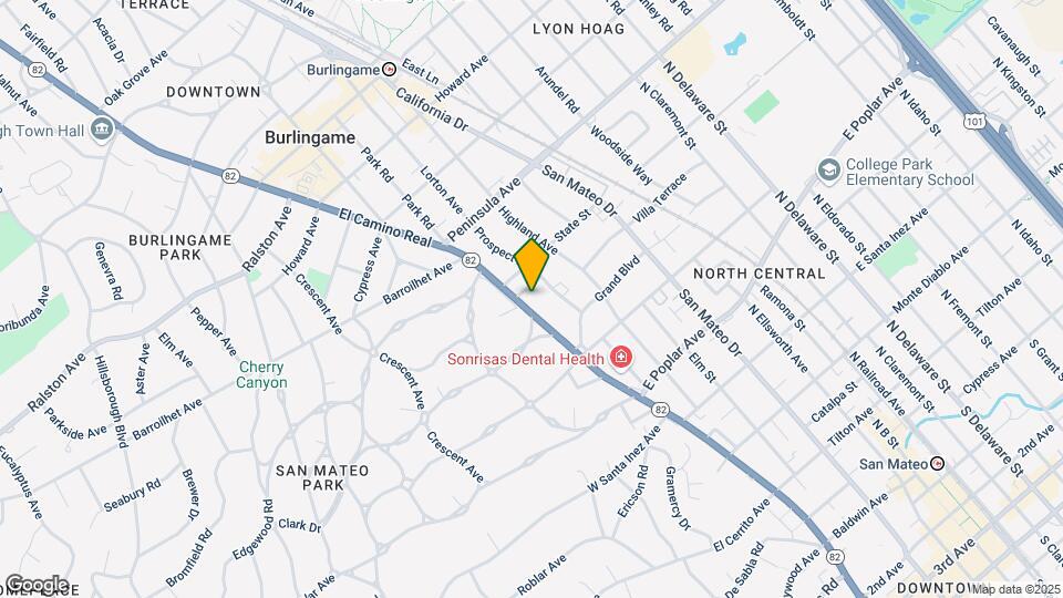 670 N El Camino Real Map and Location Details