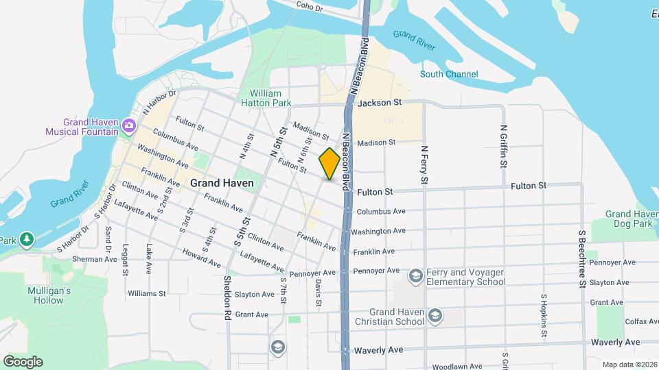 710 Fulton St, Unit 710 upper Map and Location Details