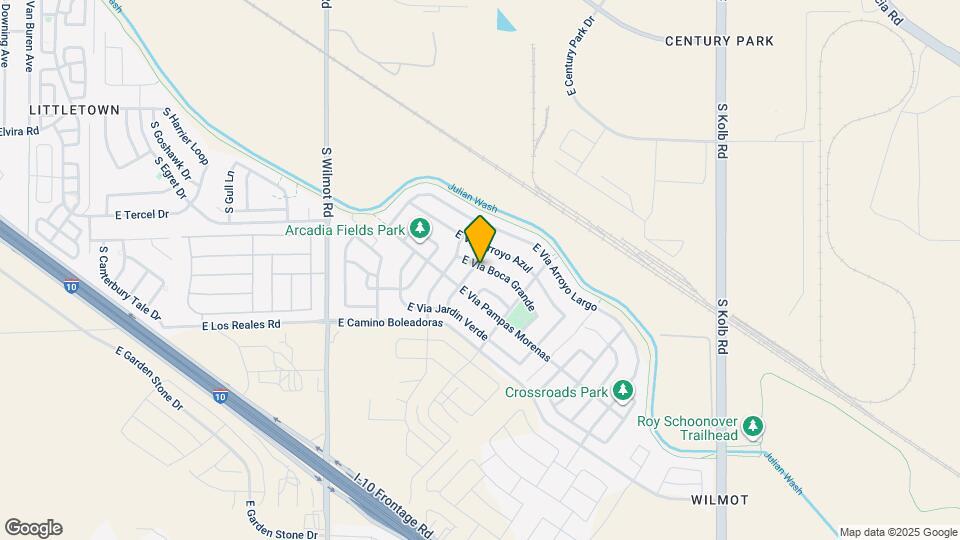 7161 S Paseo Monte Verde Map and Location Details