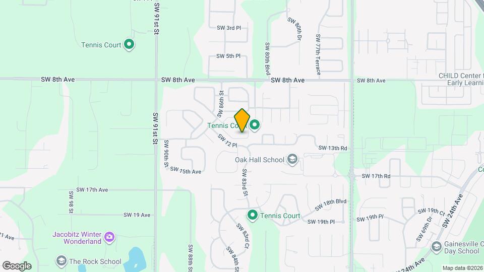 8362 SW 11th Rd Map and Location Details