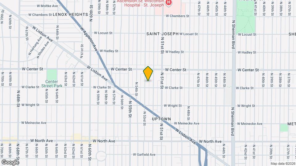 2614 N 53rd St Mapa y Detalles de la Ubicación
