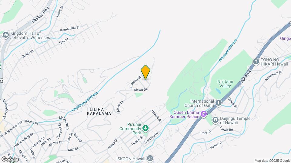 1025 Kalikimaka St Map and Location Details