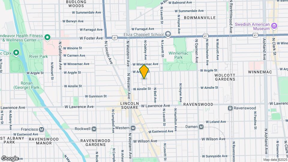 4926 N Oakley Ave, Unit 2 Map and Location Details