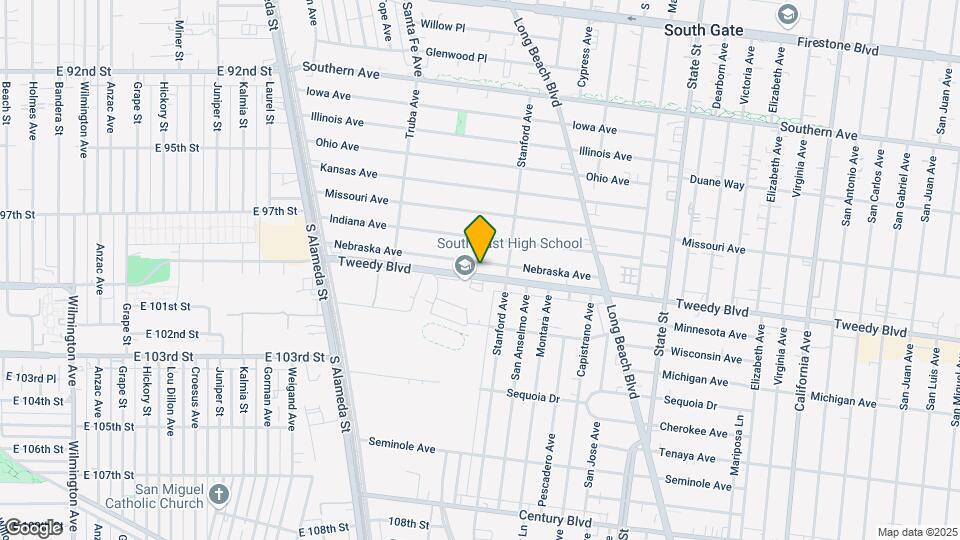 2765 Tweedy Blvd Map and Location Details
