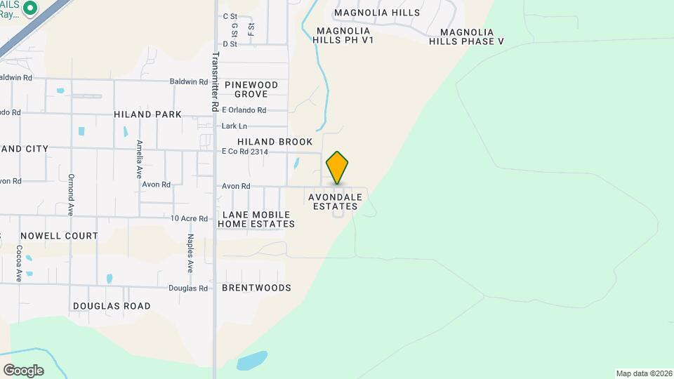 2601 Avondale Ct Map and Location Details