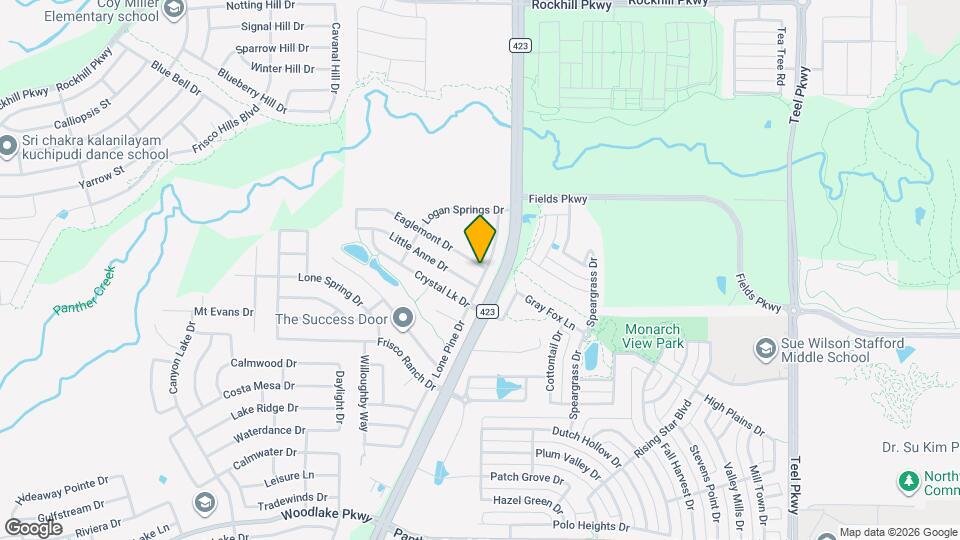14501 Eaglemont Dr Map and Location Details