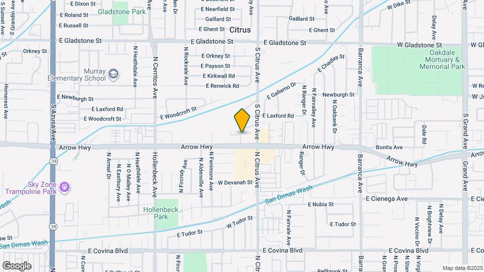 855 S Citrus Ave Map and Location Details